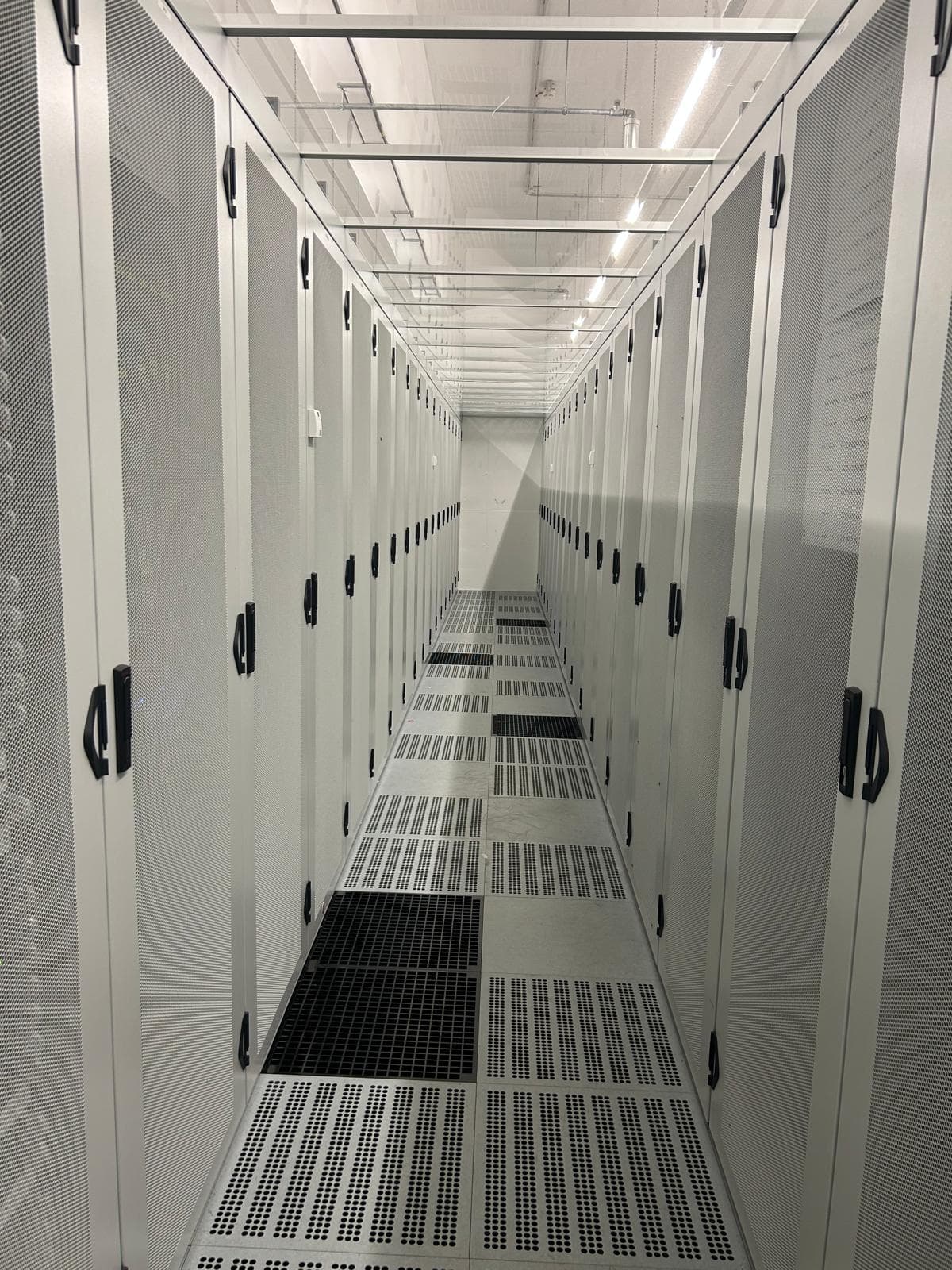 Server-Racks im Kaltgang
